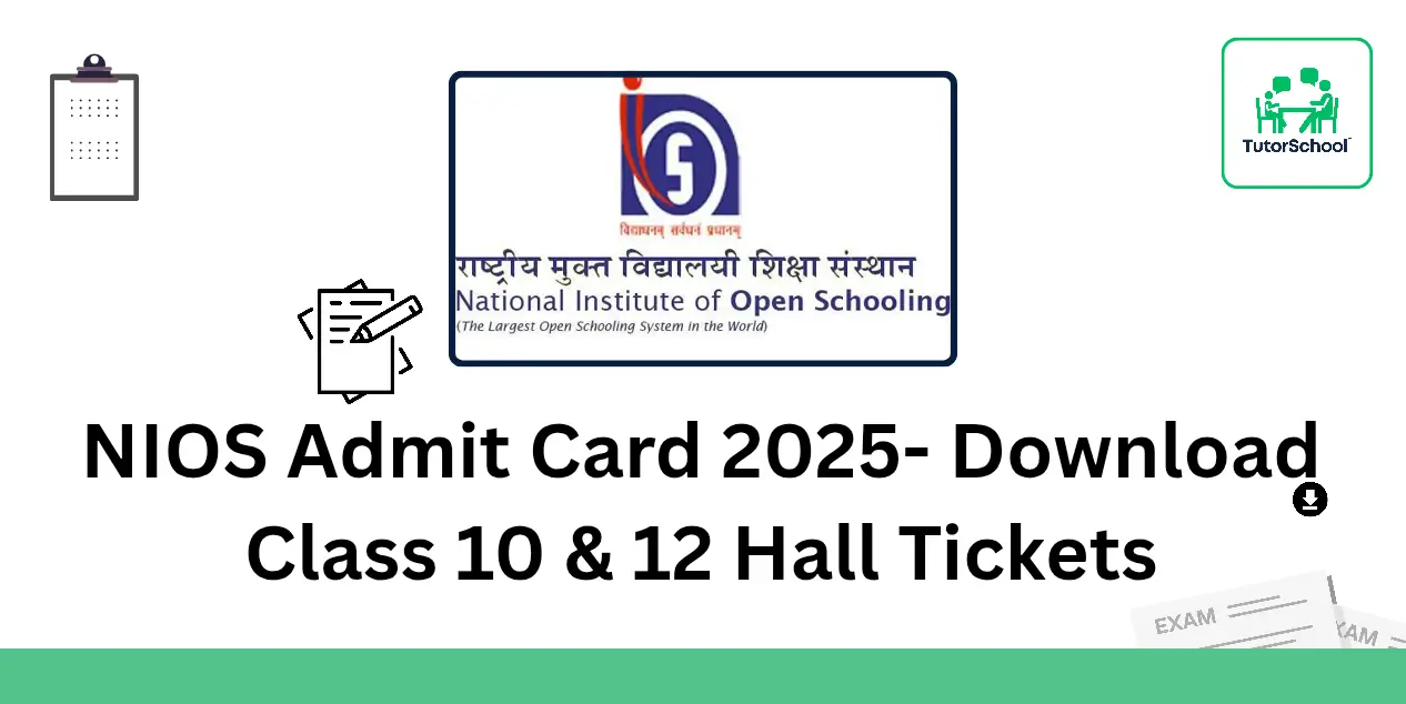 NIOS Admit Card 2025